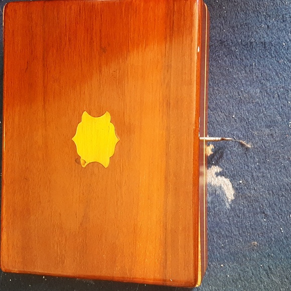 English mother of pearl dessert set boxed - Picture 2 of 4